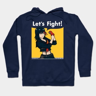 Let's Fight - Ryuko the Fighter Hoodie